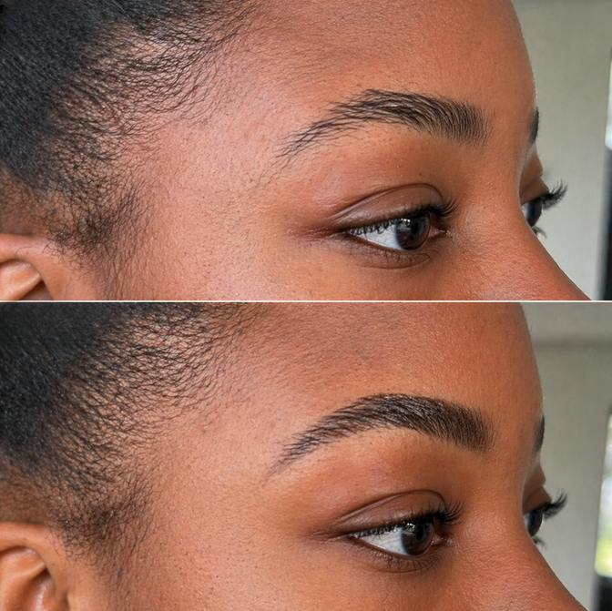 Des sourcils parfaits en 5 minutes qui durent 7 jours.