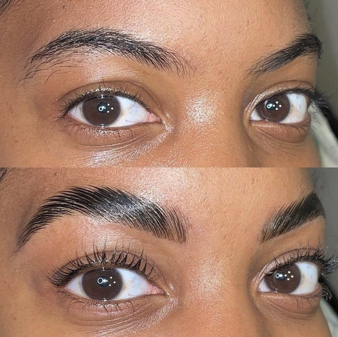Des sourcils parfaits en 5 minutes qui durent 7 jours.