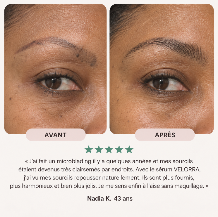 Sérum Croissance Sourcils — Repousse Naturelle en 4 Semaines