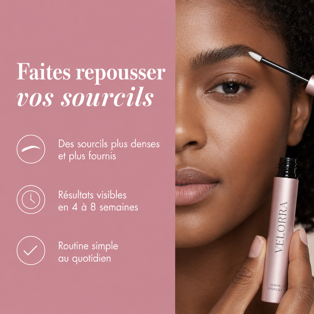 Sérum Croissance Sourcils — Repousse Naturelle en 4 Semaines